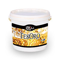 Tesoro — Элегантное декоративное покрытие насыщенных тонов с целлюлозой